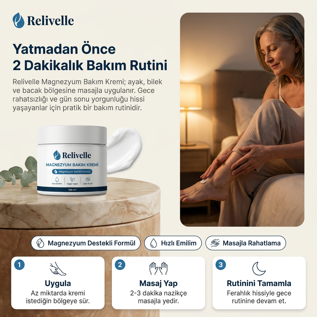 Relivelle Magnezyum Bakım Kremi