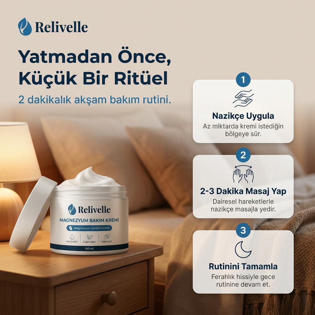 Relivelle Magnezyum Bakım Kremi