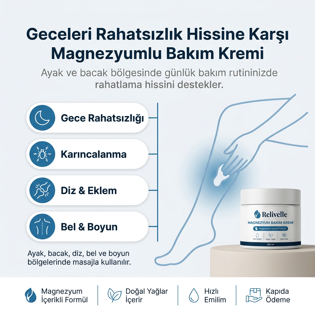 Relivelle Magnezyum Bakım Kremi