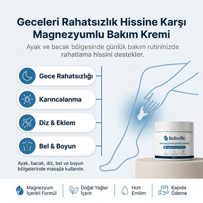 Relivelle Magnezyum Bakım Kremi